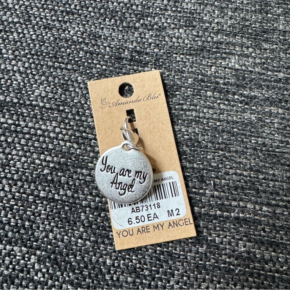 Annando Blue Heart Charm Keychain - Picture 2 of 2